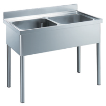 Ванна моечная 2-гнездовая Electrolux 133564 (LG1225E) в ШефСтор (chefstore.ru)